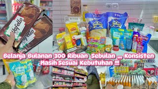 BELANJA BULANAN APRIL  HABIS 300 RIBUAN UNTUK SEBULAN [upl. by Dreddy]