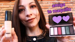 ASMR ​💜​​💄​Eres Mi Amiga y Te MAQUILLO para una CITA 👄​Role Play [upl. by Onra]