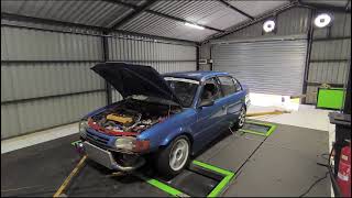 Toyota Tercel Turbo Dyno [upl. by Htebiram715]