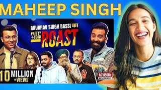 MAHEEP SINGH ROAST  Pretty Good Roast  Honest Reacts ComedianMaheepSingh AnubhavSinghBassi [upl. by Riannon713]