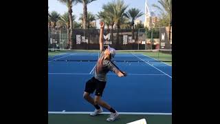 Denis Shapovalov serve is just insane [upl. by Kirshbaum658]