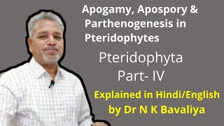 Apogamy Apospory amp Parthenogenesis in Pteridophytes Explained by Dr N K Bavaliya [upl. by Flavio]