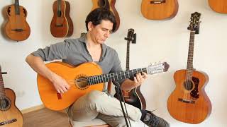 Juan Estruch 1972 quotyellow labelquot flamenco guitar  great sound nice condition [upl. by Norre]