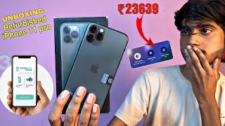 Unboxing C Grade iphone 11 Pro ₹23639🔥Cashify supersales refurbished iPhone  बहुत बढ़िया फ़ोन है [upl. by Eelyahs]