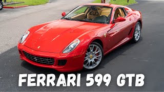 Ferrari 599 GTB Driving REVIEW  A V12 BARGAIN [upl. by Dorey]