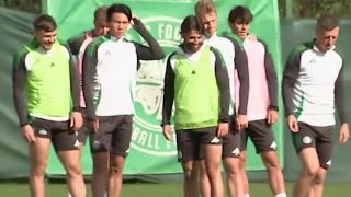 Celtic fc injury amp training update  Sky Sports News celticfc parkhead football [upl. by Aicemat]