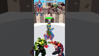 SPIDER MAN SUPER HERO 💪💪 BIG FIGHT RED HULK 💥💥💪 CONTROL GAMEPLAY IOS ALL LEVELS shorts funnyvideo [upl. by Ihpen]