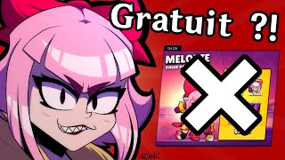 Je débloque GRATUITEMENT le nouveau brawler🎶MELODY🎶et le monte rang 20⭐ [upl. by Calla]