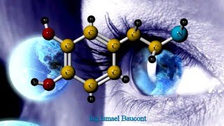 Dopamine 3D Molecule Neurohormone [upl. by Iaht]