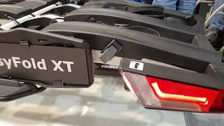 Thule Easyfold XT INGEKLAPT EN UITGEKLAPT [upl. by Relyhs]