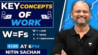 Key Concepts of work  JEE Physics  Nitin Sachan [upl. by Marashio]