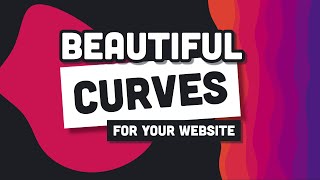 Build a Curvaceous Homepage  Wavy Background Tutorial with SVG amp CSS [upl. by Amalita]