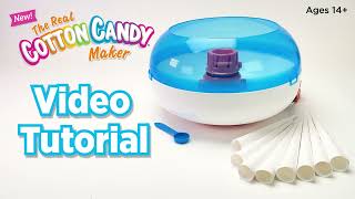 Cotton Candy Maker Video Tutorial [upl. by Nalod]