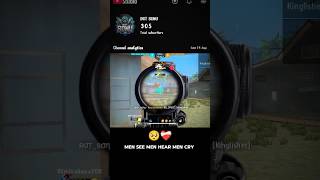 Men See Men Hear Cry 🥺❤️‍🩹  Free Fire  shorts freefire freefireindia explore [upl. by Sivartal]