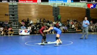 WM 72 KG  RD2  Tamyra Mensah Wayland vs Brittany Roberts Gator [upl. by Frohman]