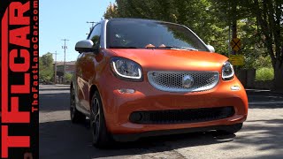 2016 Smart Fortwo First Drive Review Much Improved Good but not Great [upl. by Woolcott631]