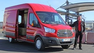 Neuer Ford Transit im Test  Fahrbericht  Video  2014 [upl. by Aicined]