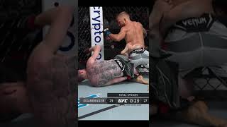 UFC Fight Night  Cory Sandhagen vs TJ Dillashaw  TJs Knee Pops [upl. by Ambie]