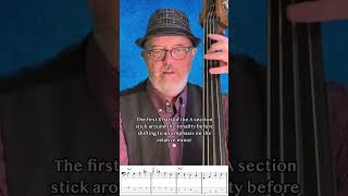 Jazz Bass Lines With Tabs Walking Bass Considerations On My Shining Hour [upl. by Yatnuahs]