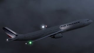 Air France Flight 447  Crash Animation [upl. by Zetrauq171]