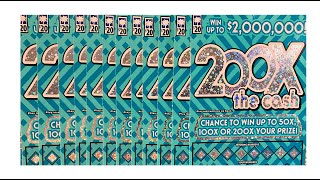 SC 200X The Cash Scratch Off Lottery Tickets [upl. by Ahsimit16]