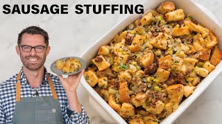 Easy Sausage Stuffing Recipe [upl. by Ariom305]