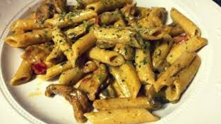 CREAMY CHICKEN AND MUSHROOM PASTA SIMPLE RECIPES [upl. by Adran556]