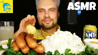 ASMR Kartoffelsalat und Würstchen essen 😋 asmr wurst essen [upl. by Carline]