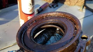 1961 Series II Land Rover  Rear Pinion Seal Replacement [upl. by Tuchman960]