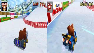 Mario Kart 7 Retro Track Comparison [upl. by Loutitia]