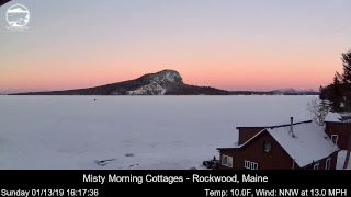 Misty Morning Cottages on Moosehead Lake Live Stream [upl. by Ianej76]