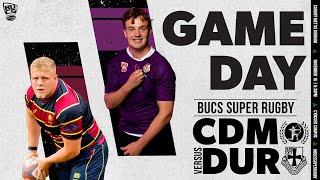 LIVE BUCS SUPER RUGBY  Cardiff Met vs Durham [upl. by Kcirderf]