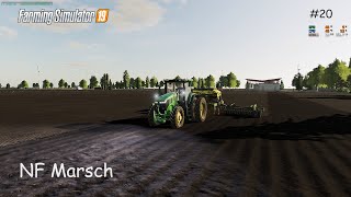 LS19  NF MARSCH 4 FACH 020 Vermehrungsgras sähen  FS19 Timelapse [upl. by Charteris225]