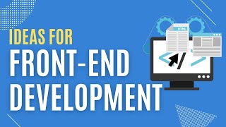 Front End Project Ideas For Everyone  Web Design Ideas [upl. by Aecila415]