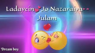 Bareli wale jhumke pe Jiya lalchaye lyrics 💗 💗 💗 💗 💗 💗 💗 WhatsApp Status💘 HD [upl. by Airamat]