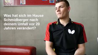 Interview mit ParaTischtennisStar Tom Schmidberger [upl. by Estis]