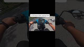 LCv8 spring fork shorts yamaha lc135 motovlog bikelife [upl. by Aryas]