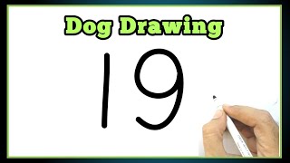 Beautiful Dog Drawing  How to Draw Dog  Simple Dog Drawing Step by Step  Dog Drawing Tutorial [upl. by Rim]