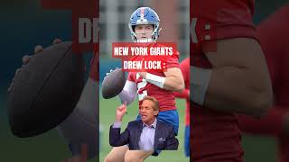 NEW YORK GIANTS DREW LOCK shorts newyorkgiants nygiants danieljones nfl nfceast nyg football [upl. by Schlenger527]