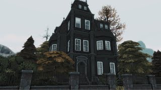 dark victorian house  The Sims 4 speed build  cc [upl. by Yelrihs974]