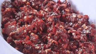 MULAKU POTTICHATHU  Mulaku chammanthi  Dry red chilli chutney  Red chilli chutney [upl. by Niwle]