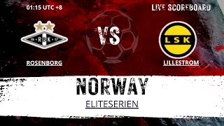 Rosenborg VS Lillestrom NORWAY Eliteserien LIVESCORE [upl. by Iknarf878]