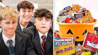 British Highschoolers shocked by American Halloween Candy [upl. by Eda625]