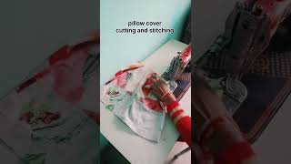 pillow cover cutting and stitchingpillow covertakiya ka cover kaise banaen shorts covertranding [upl. by Nnyleimaj629]