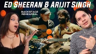 The WORLD needs more artists like them Waleska amp Efra react to Arijit Singh amp Ed Sheeran REHEARSALS [upl. by Leiser753]