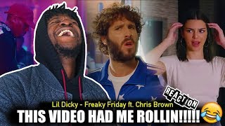 Lil Dicky  Freaky Friday feat Chris Brown Official Music Video REACTION [upl. by Batchelor]