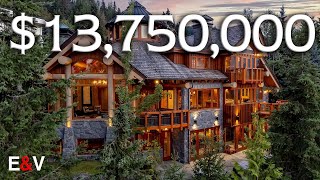 Inside This 13750000 Whistler LUXURY Ski Chalet  EV Exclusive [upl. by Norat283]