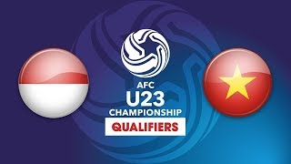 FULL  U23 INDONESIA vs U23 VIỆT NAM  VFF Channel [upl. by Leasa]