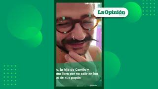 Hija de Camilo Evaluna llora por no salir en los videos de sus papás  La Opinión [upl. by Ardolino]