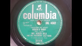 Mr Acker Bilk and his Paramount Jazz Band Ackers Away 1959 78 rpm [upl. by Adniroc281]